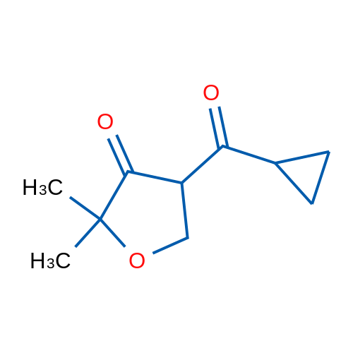 4-Cyclopropanecarbonyl-2,2-dimethyloxolan-3-one 1g