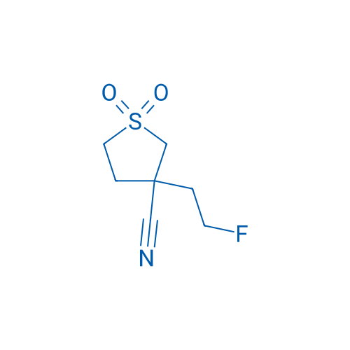 3-(2-Fluoroethyl)tetrahydrothiophene-3-carbonitrile 1,1-dioxide 1g