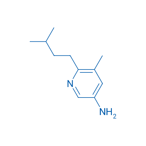 5-Methyl-6-(3-methylbutyl)pyridin-3-amine 1g