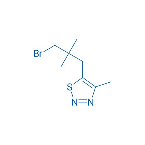 5-(3-Bromo-2,2-dimethylpropyl)-4-methyl-1,2,3-thiadiazole 1g