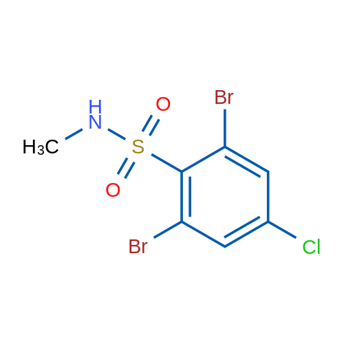 2,6-Dibromo-4-chloro-N-methylbenzene-1-sulfonamide 1g