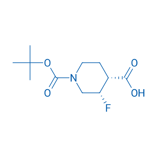 (3S,4R)-1-(tert-Butoxycarbonyl)-3-fluoropiperidine-4-carboxylic acid 25mg