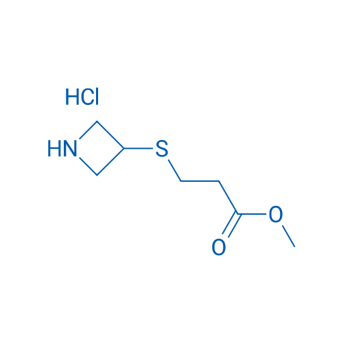 methyl 3-(azetidin-3-ylsulfanyl)propanoate hydrochloride 250mg