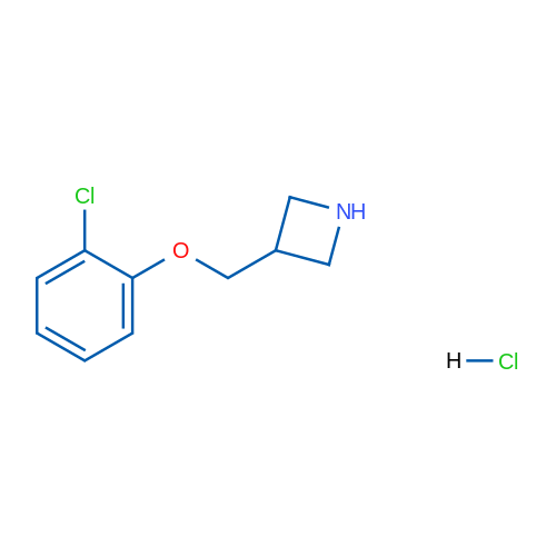 3-((2-Chlorophenoxy)methyl)azetidine hydrochloride 1g