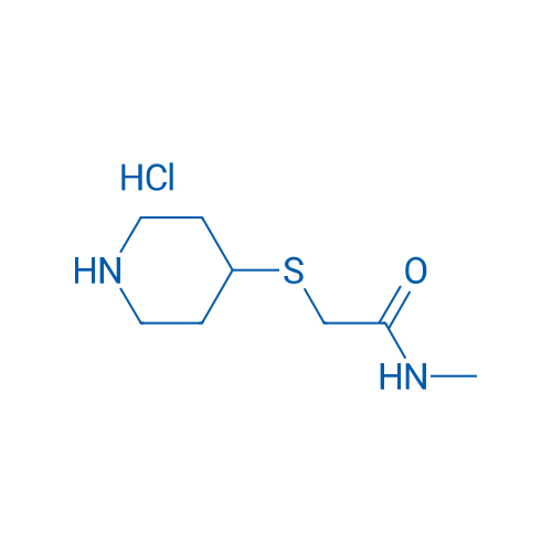 N-methyl-2-(piperidin-4-ylsulfanyl)acetamide hydrochloride 1g