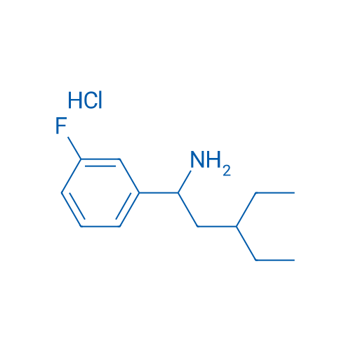 3-Ethyl-1-(3-fluorophenyl)pentan-1-amine hydrochloride 1g