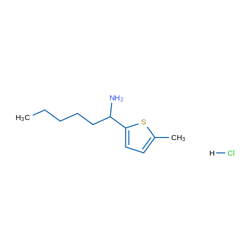 1-(5-Methylthiophen-2-yl)hexan-1-amine hydrochloride 1g