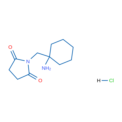 1-((1-Aminocyclohexyl)methyl)pyrrolidine-2,5-dione hydrochloride 5g