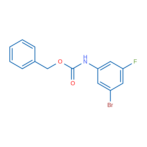 Benzyl (3-bromo-5-fluorophenyl)carbamate 5g