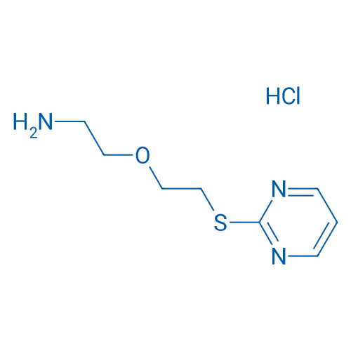 2-(2-(Pyrimidin-2-ylthio)ethoxy)ethan-1-amine hydrochloride 1g
