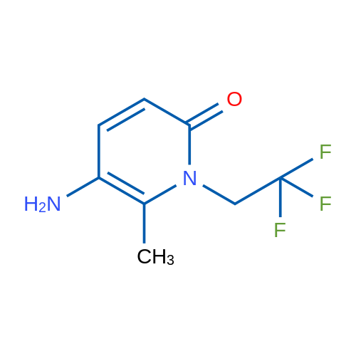 5-Amino-6-methyl-1-(2,2,2-trifluoroethyl)-1,2-dihydropyridin-2-one 1g