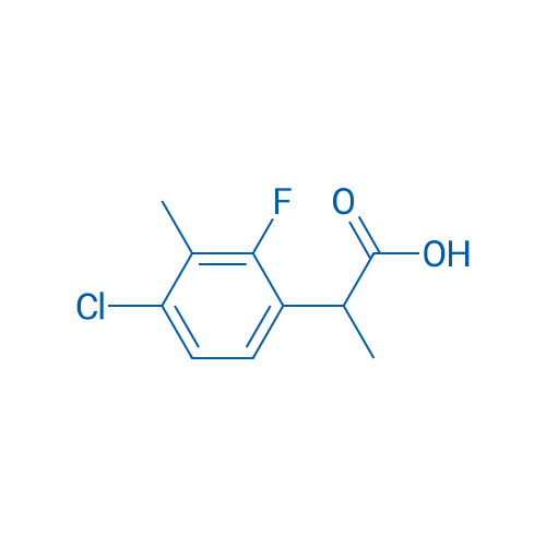 2-(4-Chloro-2-fluoro-3-methylphenyl)propanoic acid 1g