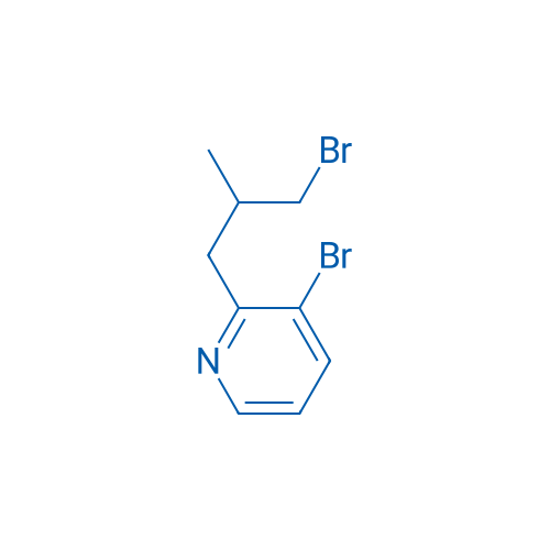 3-Bromo-2-(3-bromo-2-methylpropyl)pyridine 1g