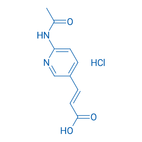 3-(6-acetamidopyridin-3-yl)acrylic acid hydrochloride 5g