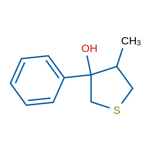 4-Methyl-3-phenylthiolan-3-ol 1g