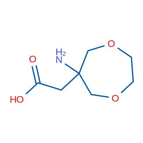 2-(6-Amino-1,4-dioxepan-6-yl)acetic acid 1g