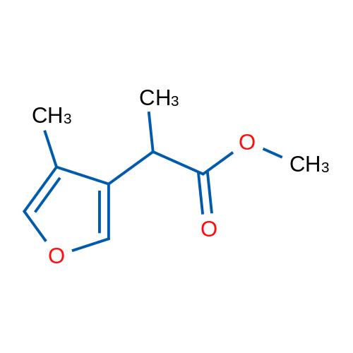 Methyl 2-(4-methylfuran-3-yl)propanoate 1g