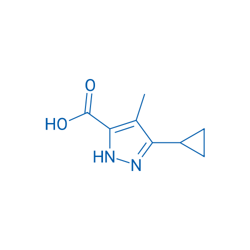 3-Cyclopropyl-4-methyl-1H-pyrazole-5-carboxylic acid 250mg