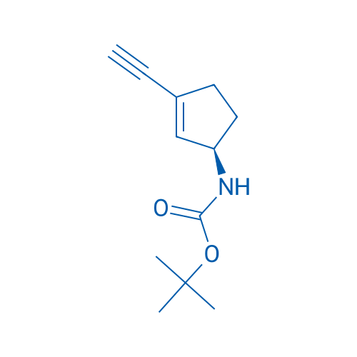 tert-Butyl (R)-(3-ethynylcyclopent-2-en-1-yl)carbamate 250mg