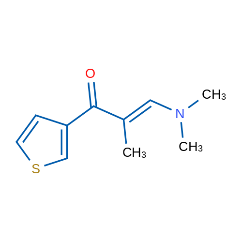 3-(Dimethylamino)-2-methyl-1-(thiophen-3-yl)prop-2-en-1-one 1g