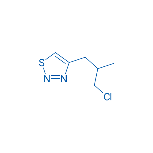 4-(3-Chloro-2-methylpropyl)-1,2,3-thiadiazole 1g