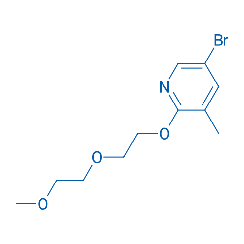 5-Bromo-2-(2-(2-methoxyethoxy)ethoxy)-3-methylpyridine 1g