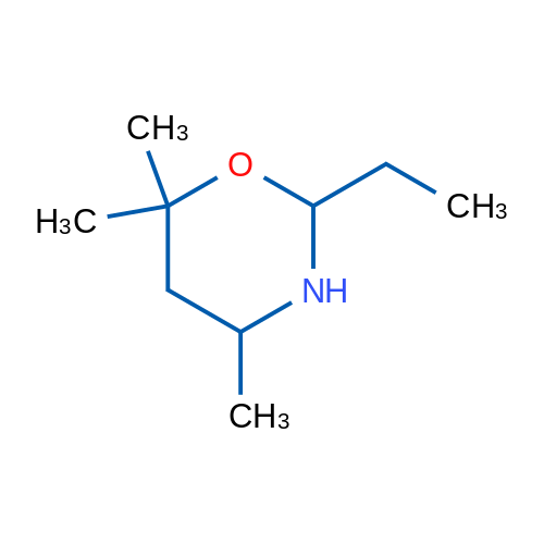 2-Ethyl-4,6,6-trimethyl-1,3-oxazinane 1g