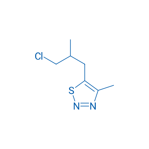 5-(3-Chloro-2-methylpropyl)-4-methyl-1,2,3-thiadiazole 1g
