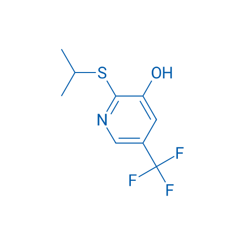 2-(Propan-2-ylsulfanyl)-5-(trifluoromethyl)pyridin-3-ol 5g