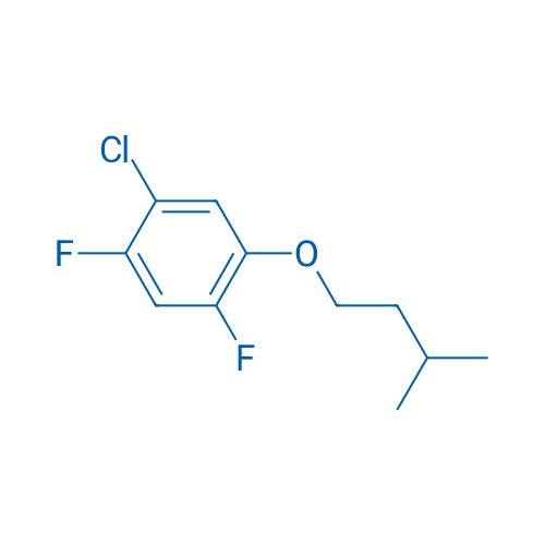 1-Chloro-2,4-difluoro-5-(3-methylbutoxy)benzene 1g