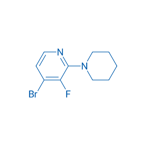 4-Bromo-3-fluoro-2-(piperidin-1-yl)pyridine 1g