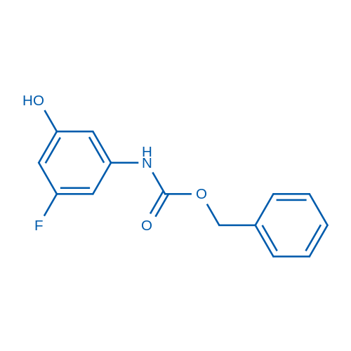 Benzyl N-(3-fluoro-5-hydroxyphenyl)carbamate 1g