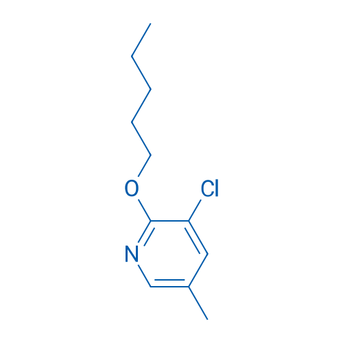 3-Chloro-5-methyl-2-(pentyloxy)pyridine 5g