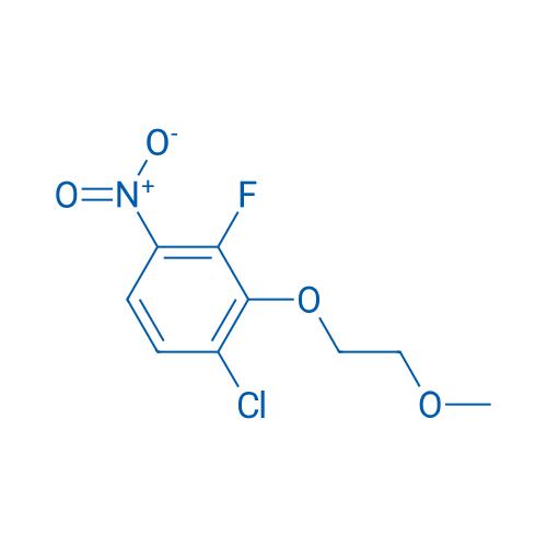 1-Chloro-3-fluoro-2-(2-methoxyethoxy)-4-nitrobenzene 5g