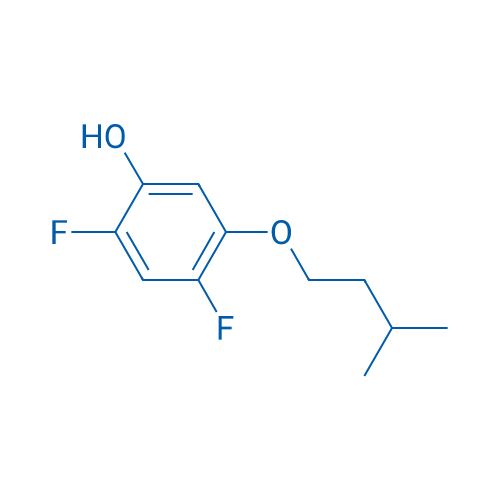 2,4-Difluoro-5-(3-methylbutoxy)phenol 1g