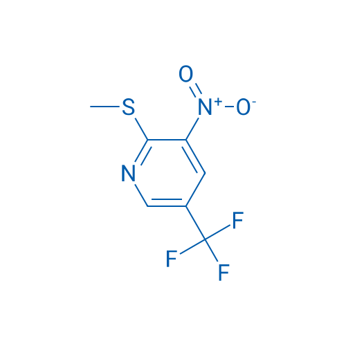 2-(Methylsulfanyl)-3-nitro-5-(trifluoromethyl)pyridine 5g