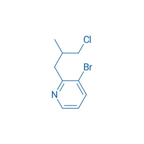 3-Bromo-2-(3-chloro-2-methylpropyl)pyridine 1g