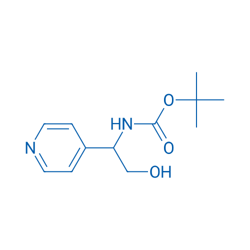 tert-Butyl (2-hydroxy-1-(pyridin-4-yl)ethyl)carbamate 250mg