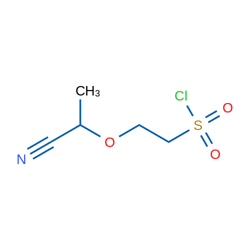 2-(1-Cyanoethoxy)ethane-1-sulfonyl chloride 1g