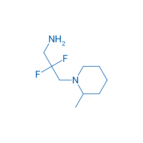 2,2-Difluoro-3-(2-methylpiperidin-1-yl)propan-1-amine 1g