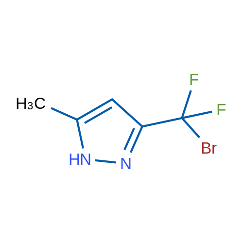 3-(Bromodifluoromethyl)-5-methyl-1H-pyrazole 1g