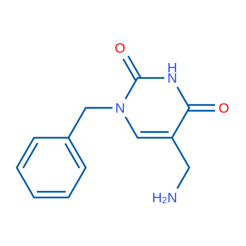 5-(Aminomethyl)-1-benzyl-1,2,3,4-tetrahydropyrimidine-2,4-dione 1g