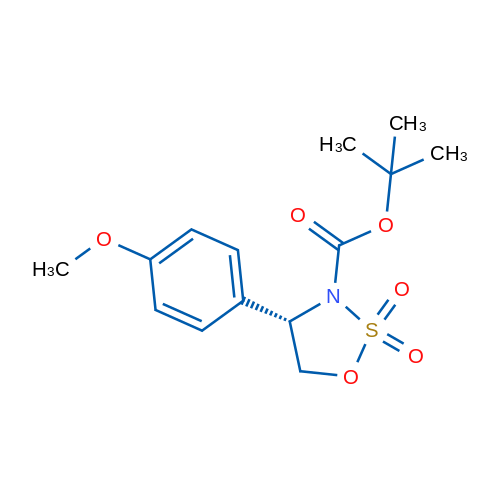 (S)-3-Boc-4-(4-methoxyphenyl)-1,2,3-oxathiazolidine 2,2-dioxide 1g