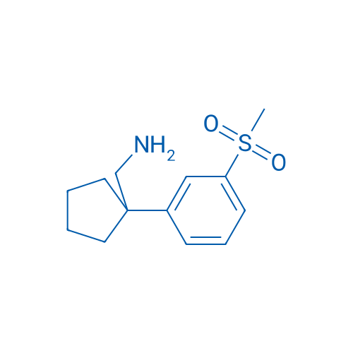 (1-(3-(Methylsulfonyl)phenyl)cyclopentyl)methanamine 1g