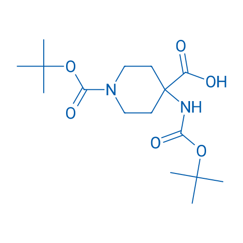 1-Boc-4-(Boc-amino)piperidine-4-carboxylic Acid 1g