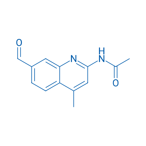 N-(7-formyl-4-methylquinolin-2-yl)acetamide 1g