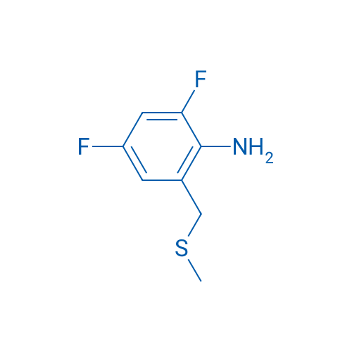 2,4-Difluoro-6-((methylthio)methyl)aniline 250mg