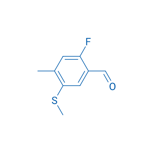 2-Fluoro-4-methyl-5-(methylthio)benzaldehyde 1g