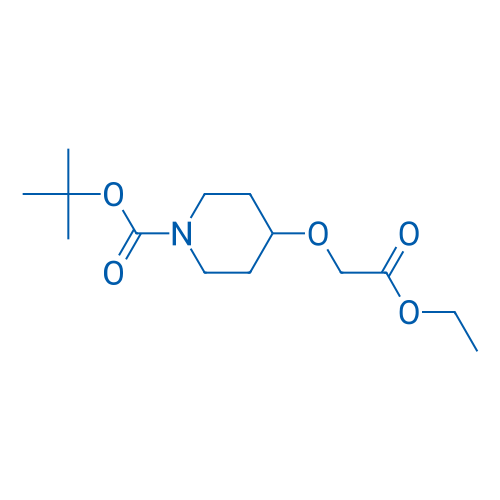 tert-Butyl 4-(2-ethoxy-2-oxoethoxy)piperidine-1-carboxylate 5g