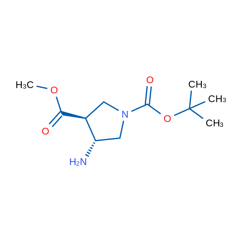 trans-1-tert-Butyl 3-Methyl 4-aminopyrrolidine-1,3-dicarboxylate 1g